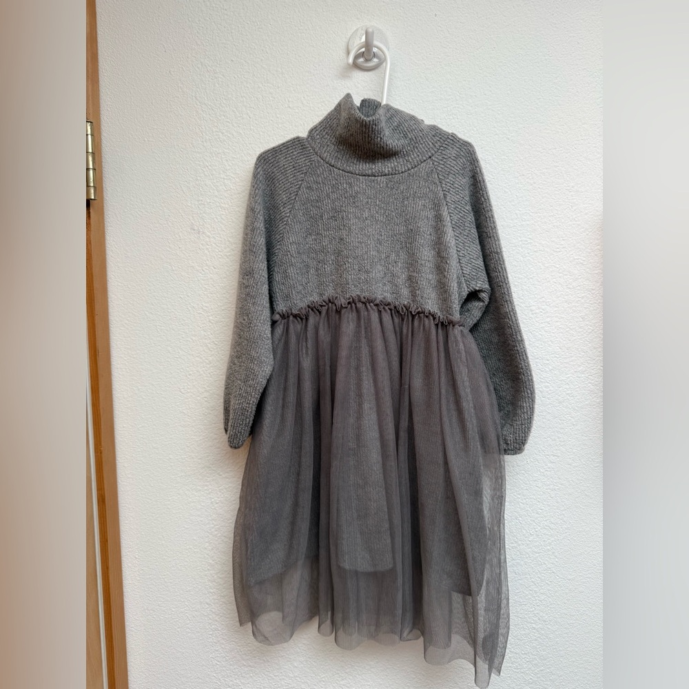 ZARA LITTLE GIRLS SOFT TOUCH TULLE DRESS size 4/5